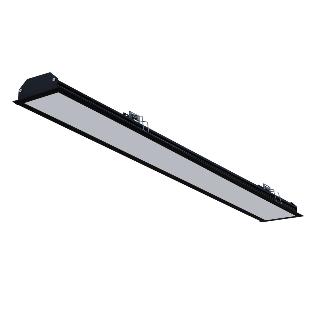 goldX ZE2046 Siyah/Beyaz Kasa 63 Watt 12.5x150 cm Sıva Altı Lineer Armatür (SAMSUNG LED & EAGLERISE Driver)