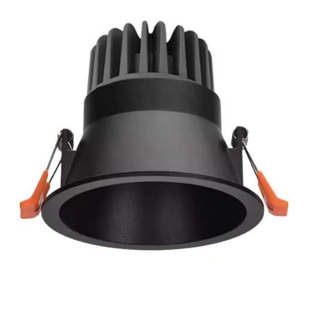 MOLLED MOL4080 12 Watt Siyah Kasa Sıva Altı Yuvarlak LED Spot (SAMSUNG/OSRAM/PHILIPS LED & EAGLERISE/PHILIPS/LIFUD Driver)