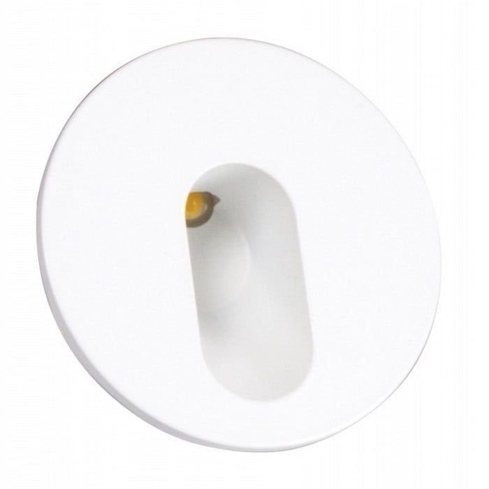 JUPITER LW389 B 2 Watt Beyaz Sıva Altı Yuvarlak LED Merdiven Armatürü - Metal - Gün Işığı (3000K)