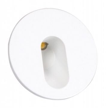 JUPITER LW389 B 2 Watt Beyaz Sıva Altı Yuvarlak LED Merdiven Armatürü - Metal - Gün Işığı (3000K)