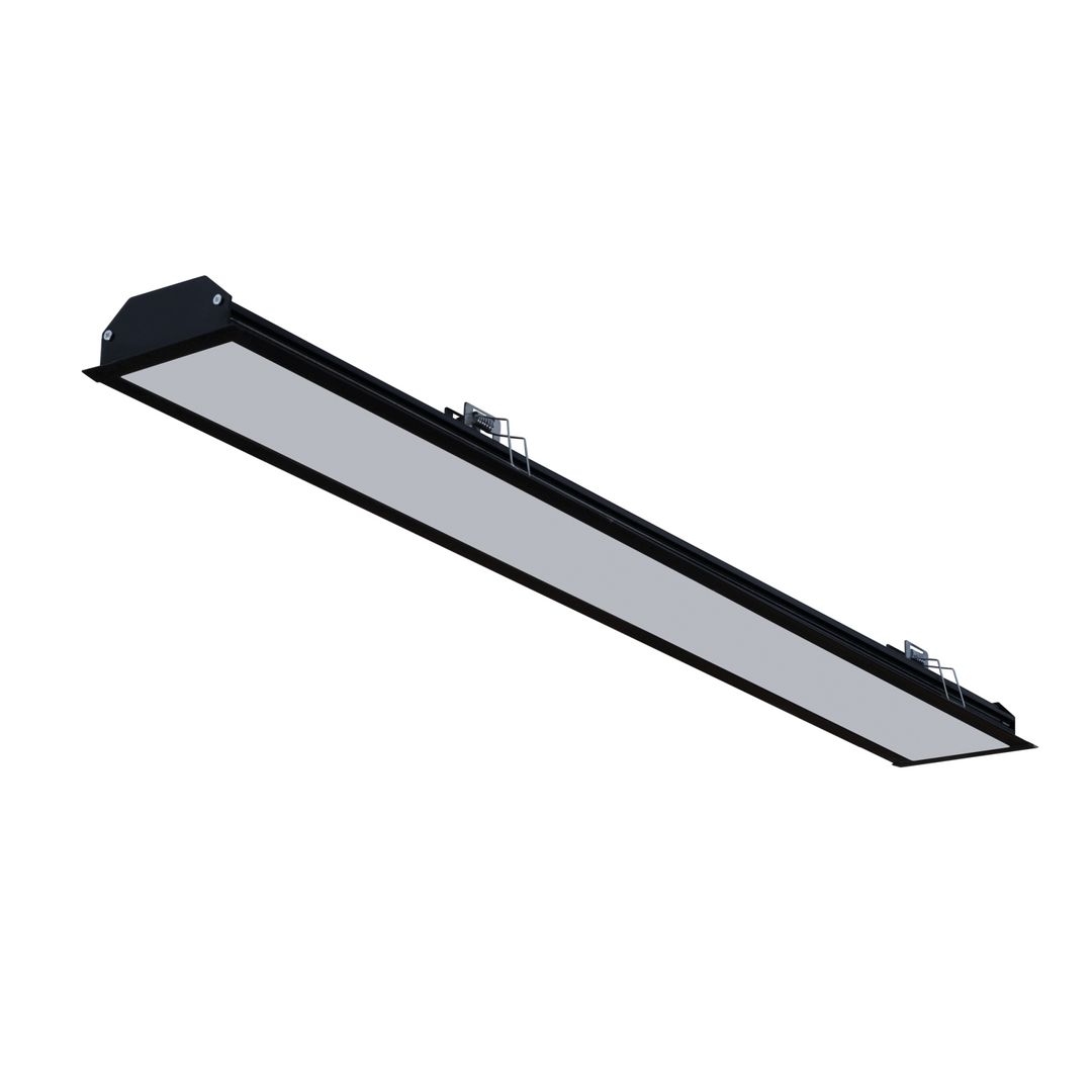goldX ZE2046 Siyah/Beyaz Kasa 50 Watt 12.5x120 cm Sıva Altı Lineer Armatür (SAMSUNG LED & EAGLERISE Driver)