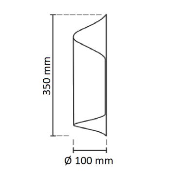 NOAS YL-MR-838 Siyah Spiral Aplik