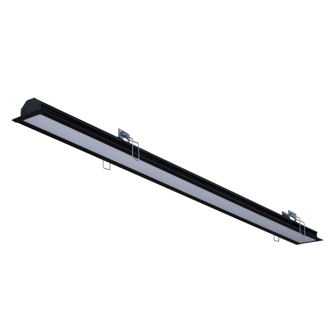 goldX ZE2044 Siyah/Beyaz Kasa 45 Watt 150 cm Sıva Altı Lineer Armatür (SAMSUNG LED & EAGLERISE Driver)