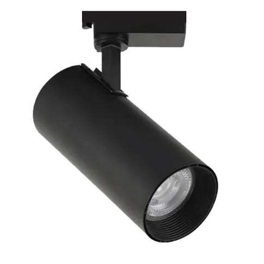 MOLLED MOL2310 Beyaz/Siyah Silindirik Ray Spot Kasası (Metal - GU10 Duylu)