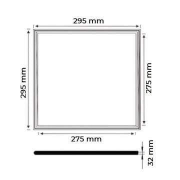 JUPITER JK3030 30x30 Sıva Altı SAMSUNG Backlight LED Panel (Yay Takımı Dahil)