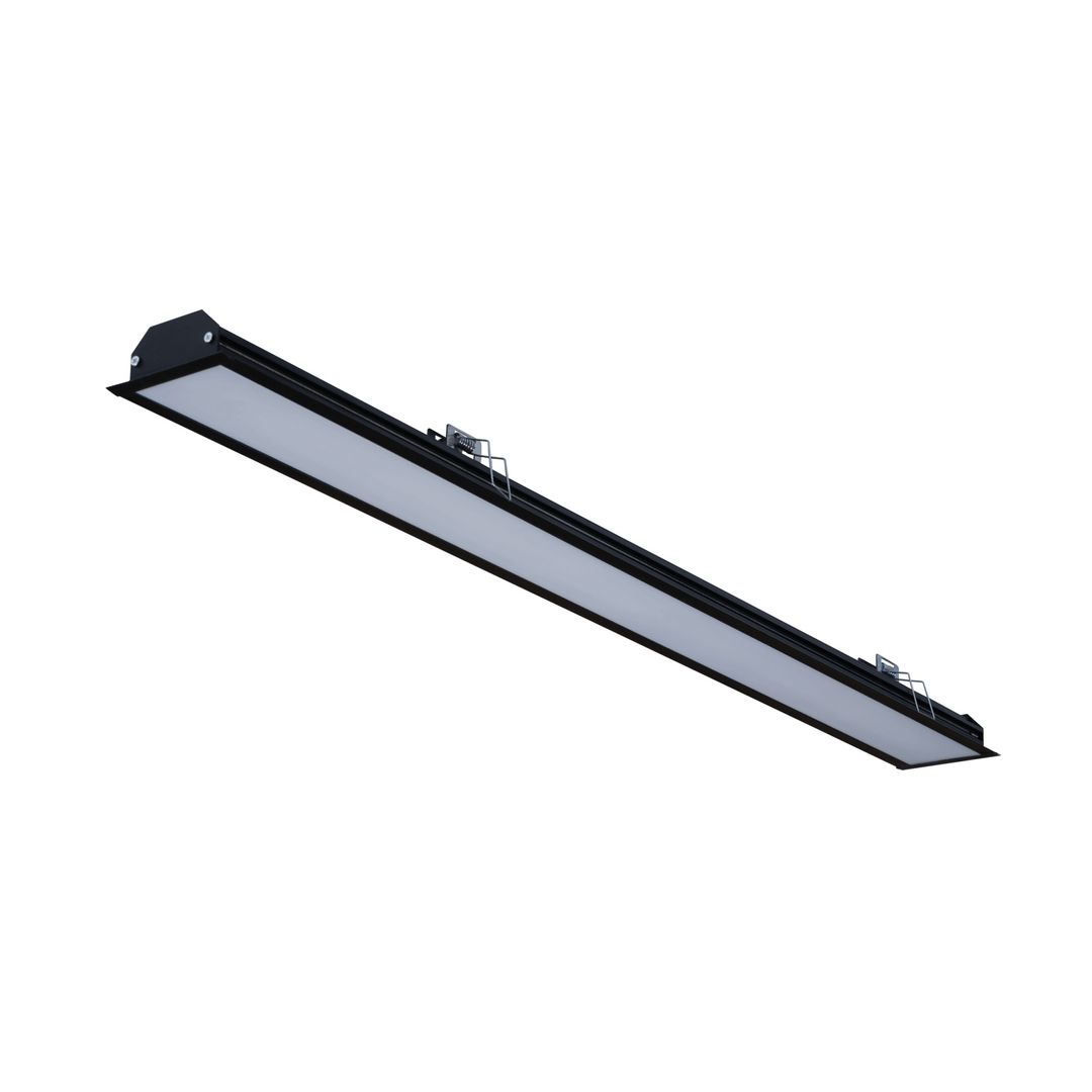 goldX ZE2045 Siyah/Beyaz Kasa 30 Watt 10x100 cm Sıva Altı Lineer Armatür (SAMSUNG LED & EAGLERISE Driver)