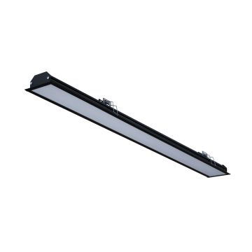 goldX ZE2045 Siyah/Beyaz Kasa 30 Watt 10x100 cm Sıva Altı Lineer Armatür (SAMSUNG LED & EAGLERISE Driver)