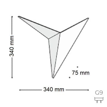 NOAS YL-NUW-3202 Beyaz Aplik (G9 Duylu)