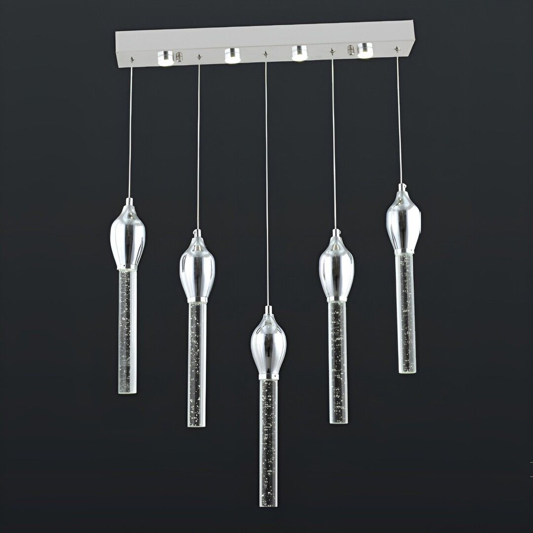 CL-520-5L 5x3 Watt Krom/Gold Modern LED Avize