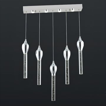 CL-520-5L 5x3 Watt Krom/Gold Modern LED Avize