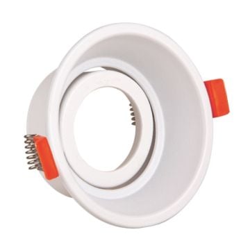 HELIOS HS 1409 Sıva Altı Beyaz Yuvarlak Spot Kasası (Metal)