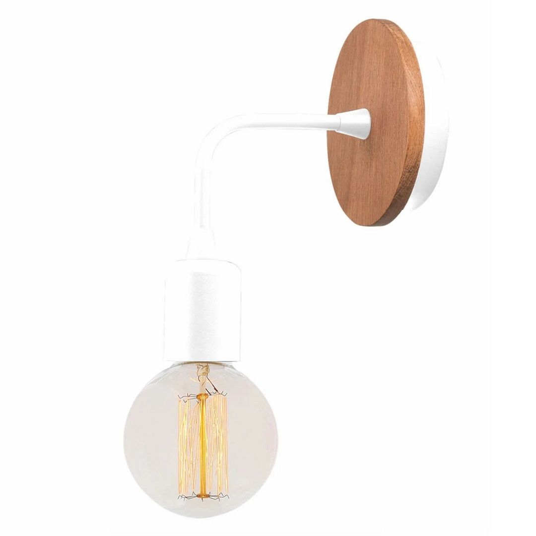 NOAS YL-MR-736 Beyaz-Meşe Aplik