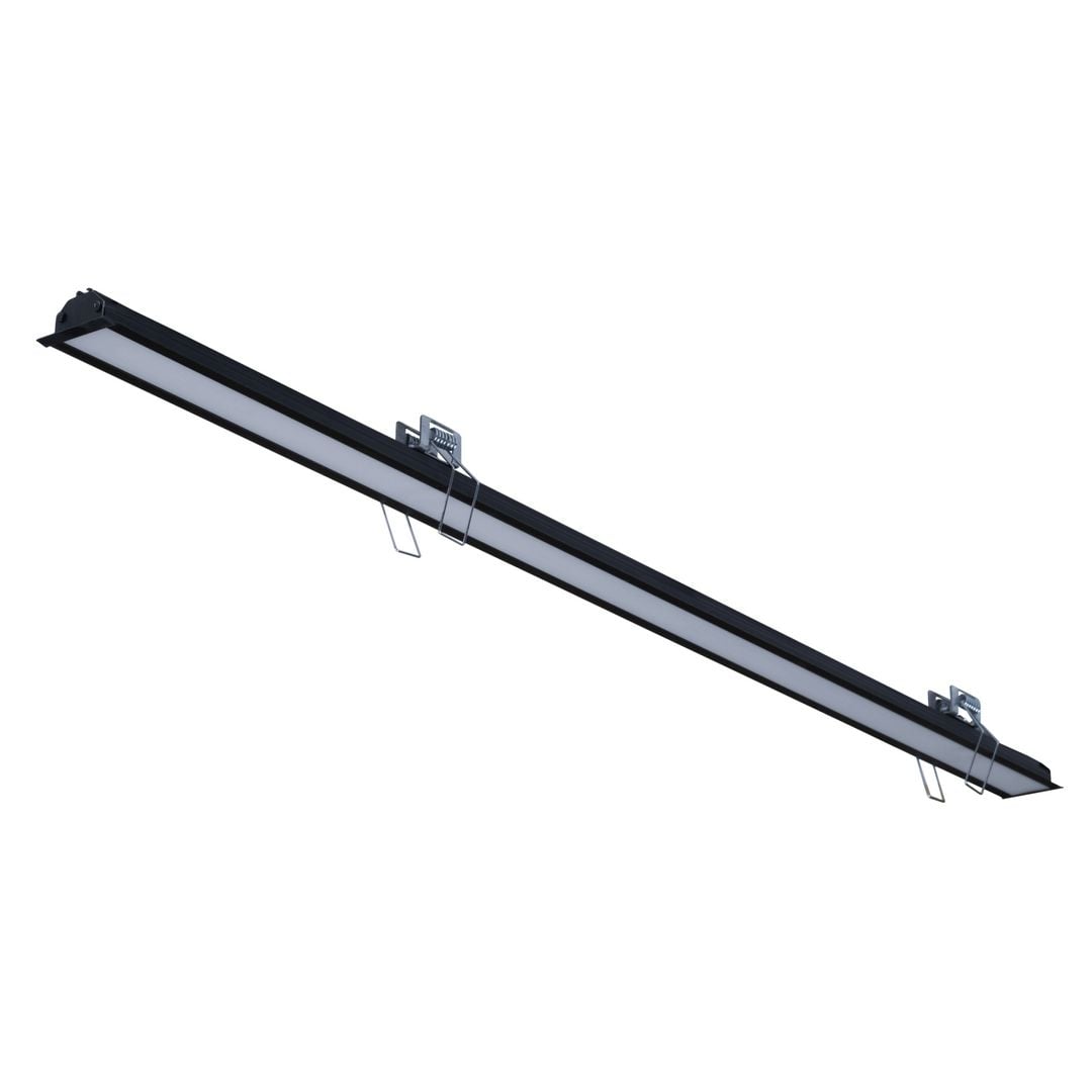goldX ZE2043 Siyah/Beyaz Kasa 32 Watt 150 cm Sıva Altı Lineer Armatür (SAMSUNG LED & EAGLERISE Driver)