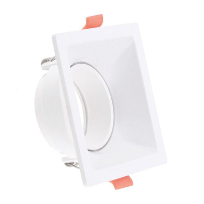 HELIOS HS 1411 Sıva Altı Beyaz Kare Spot Kasası (Metal)