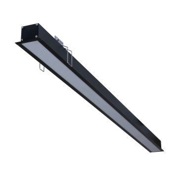 goldX ZE2006 Siyah/Beyaz Kasa 36 Watt 120 cm Sıva Altı Lineer Armatür (SAMSUNG LED & EAGLERISE Driver)