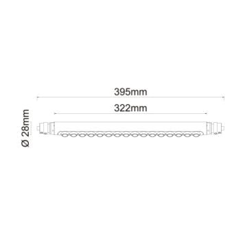 JUPITER JL001 8 Watt 40 cm Modüler LED Aydınlatma - 360 Derece Hareketli - OSRAM LED - Gün Işığı (3000K)