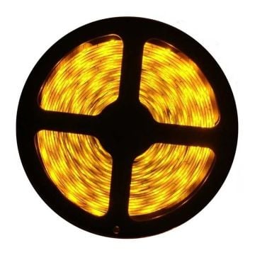 CATA CT-4492 12 Volt 10 Çipli Dış Mekan Amber Şerit Led - 10 Watt/Metre [5 Metre]