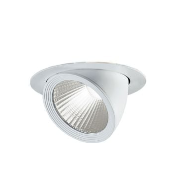 MOLLED MOL2068 Beyaz/Siyah Kasa 7 Watt Salyangoz LED Spot (SAMSUNG/OSRAM LED & EAGLERISE/PHILIPS/LIFUD Driver)
