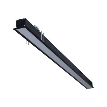 goldX ZE2006 Siyah/Beyaz Kasa 30 Watt 100 cm Sıva Altı Lineer Armatür (SAMSUNG LED & EAGLERISE Driver)