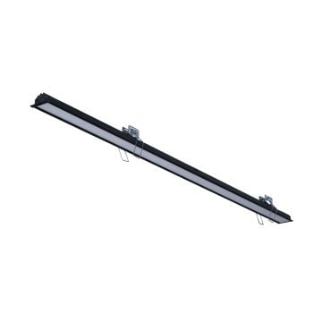 goldX ZE2043 Siyah/Beyaz Kasa 30 Watt 100 cm Sıva Altı Lineer Armatür (SAMSUNG LED & EAGLERISE Driver)