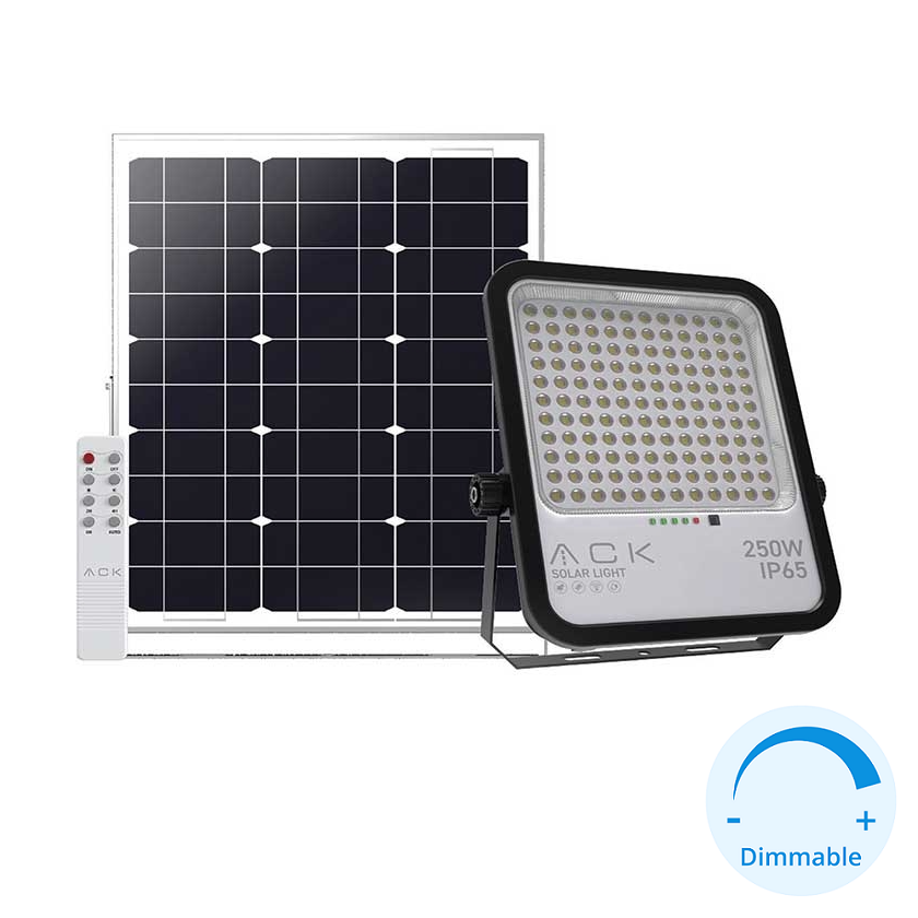 ACK AT65-19632 250 Watt Solar Projektör - Beyaz Işık (6500K)