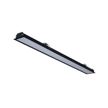goldX ZE2045 Siyah/Beyaz Kasa 18 Watt 10x60 cm Sıva Altı Lineer Armatür (SAMSUNG LED & EAGLERISE Driver)