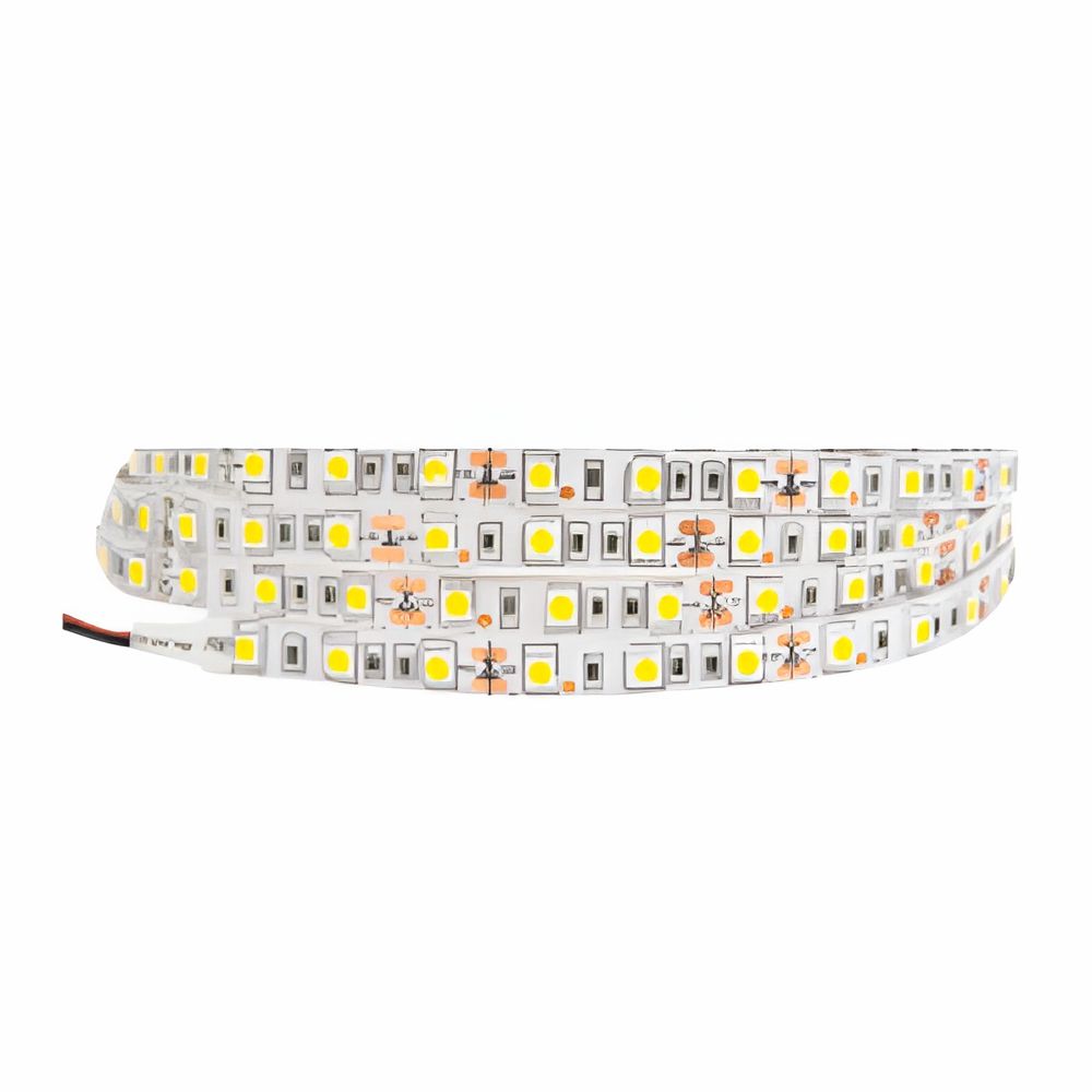 FİO-LED 12 Volt 60 Ledli Gün Işığı (2700K) Dış Mekan Şerit Led - 14.4 Watt/Metre [5 Metre] - FSSF.5050.2820.6012