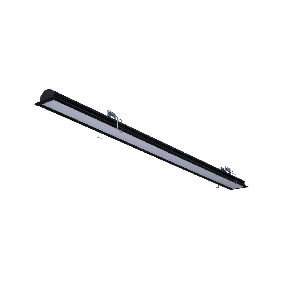 goldX ZE2044 Siyah/Beyaz Kasa 18 Watt 60 cm Sıva Altı Lineer Armatür (SAMSUNG LED & EAGLERISE Driver)