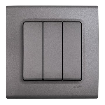 VİKO Linnera Life 90442068 Üçlü Anahtar [Granit Grisi]