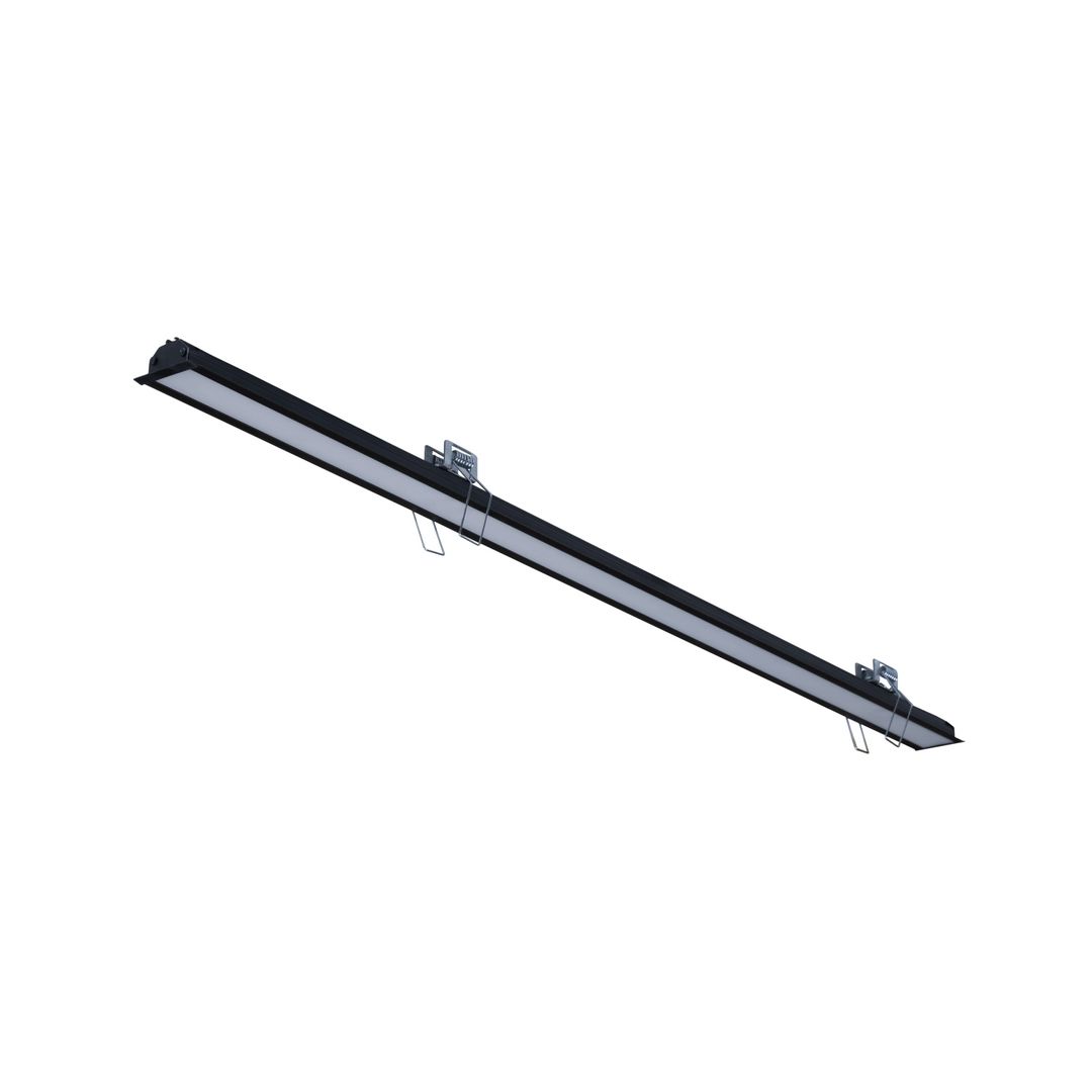 goldX ZE2043 Siyah/Beyaz Kasa 12 Watt 60 cm Sıva Altı Lineer Armatür (SAMSUNG LED & EAGLERISE Driver)