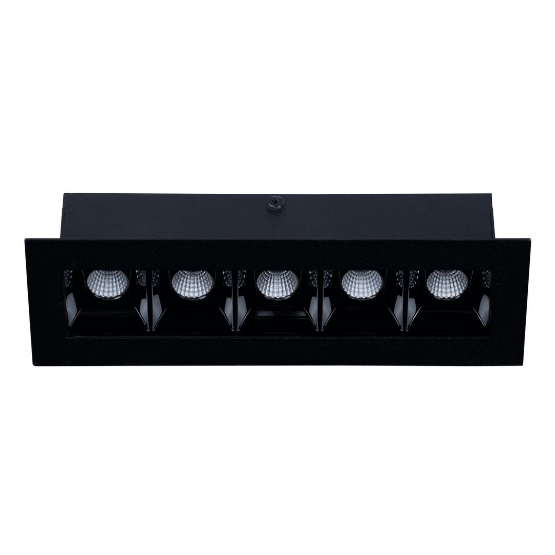 goldX ZE082 Siyah/Beyaz Kasa 10 Watt 15 cm Sıva Üstü Lensli Lineer Armatür (SAMSUNG LED & EAGLERISE Driver)