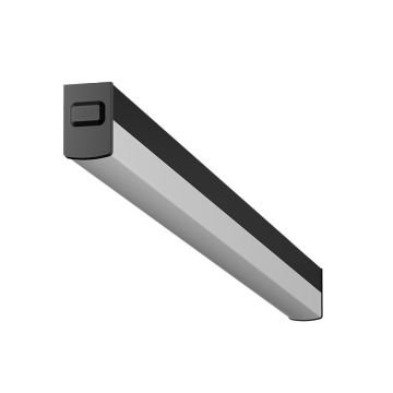 GOYA GY 8036-120 Siyah/Beyaz Kasa 58 Watt 120 cm Sıva Üstü Lineer Armatür