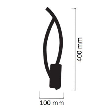 NOAS YL85-0015 15 Watt LED Lineer Aplik