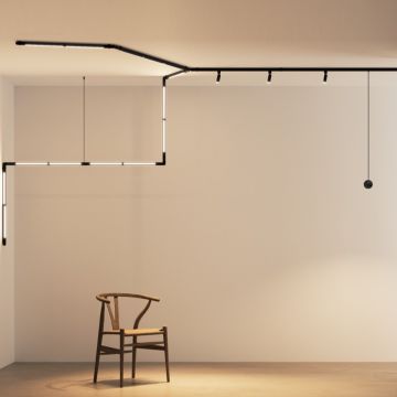 JUPITER JL004 8 Watt 40 cm Modüler LED Aydınlatma - 360 Derece Hareketli - OSRAM LED - Gün Işığı (3000K)