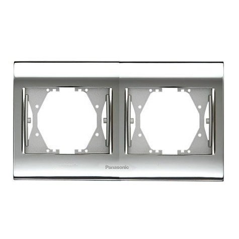 VİKO Thea Blu WBTF0802-5CH İkili Yatay Çerçeve [Chrome]