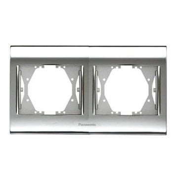 VİKO Thea Blu WBTF0802-5CH İkili Yatay Çerçeve [Chrome]