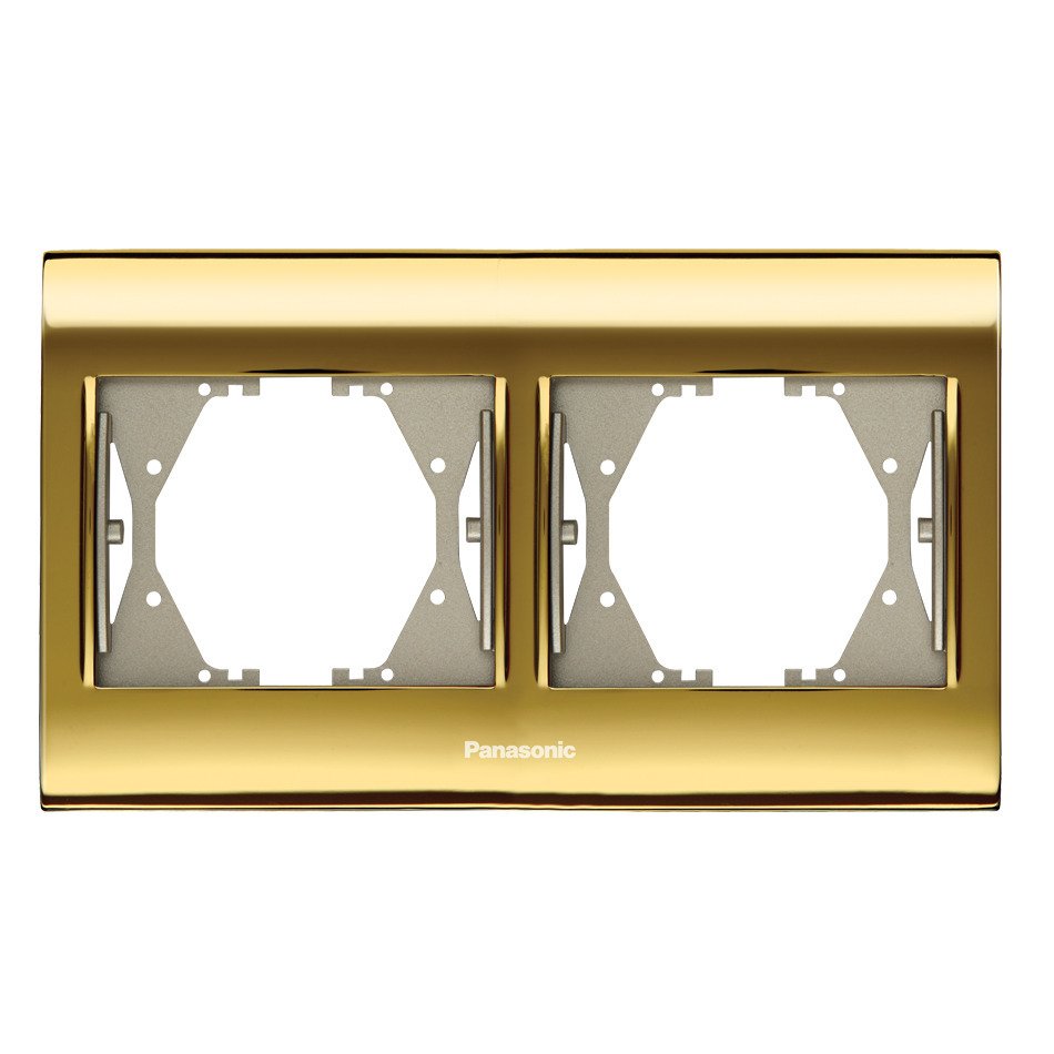 VİKO Thea Blu WBTF0802-5GL İkili Yatay Çerçeve [Gold]