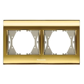 VİKO Thea Blu WBTF0802-5GL İkili Yatay Çerçeve [Gold]