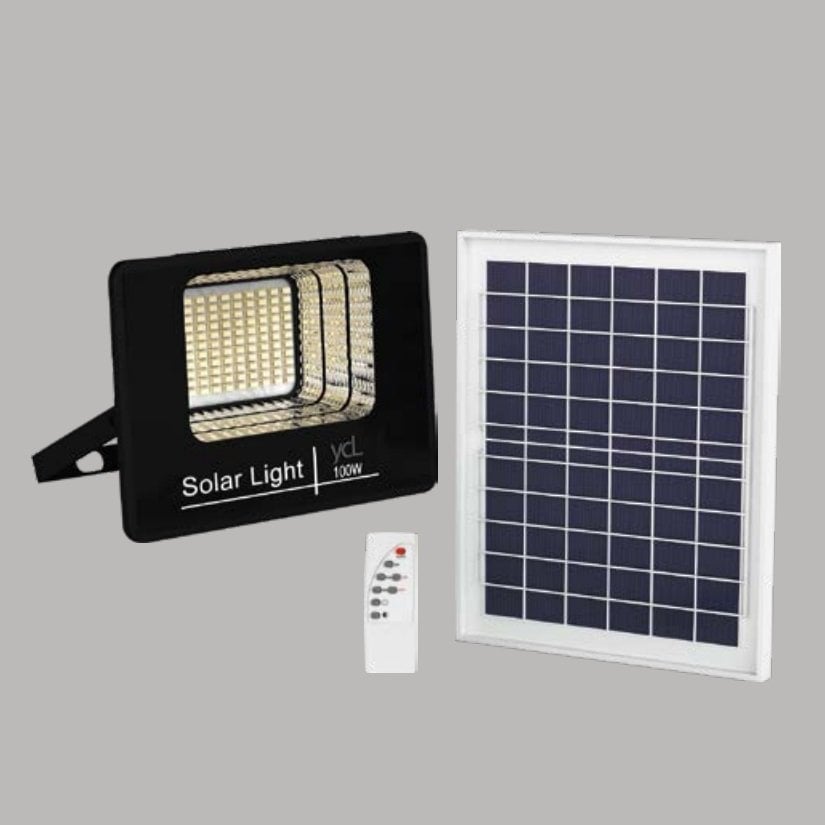 YCL YSP 150 150 Watt Solar LED Projektör - Beyaz Işık (6500K)