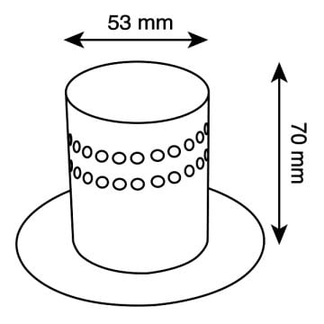 NOAS YL83-4002 MARİS 3 Watt Efektli Krom LED Aplik - Gün Işığı (3200K)
