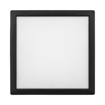 Braytron BP04-32431 24 Watt Siyah Kasa Sıva Üstü Kare LED Panel - Beyaz Işık (6500K)