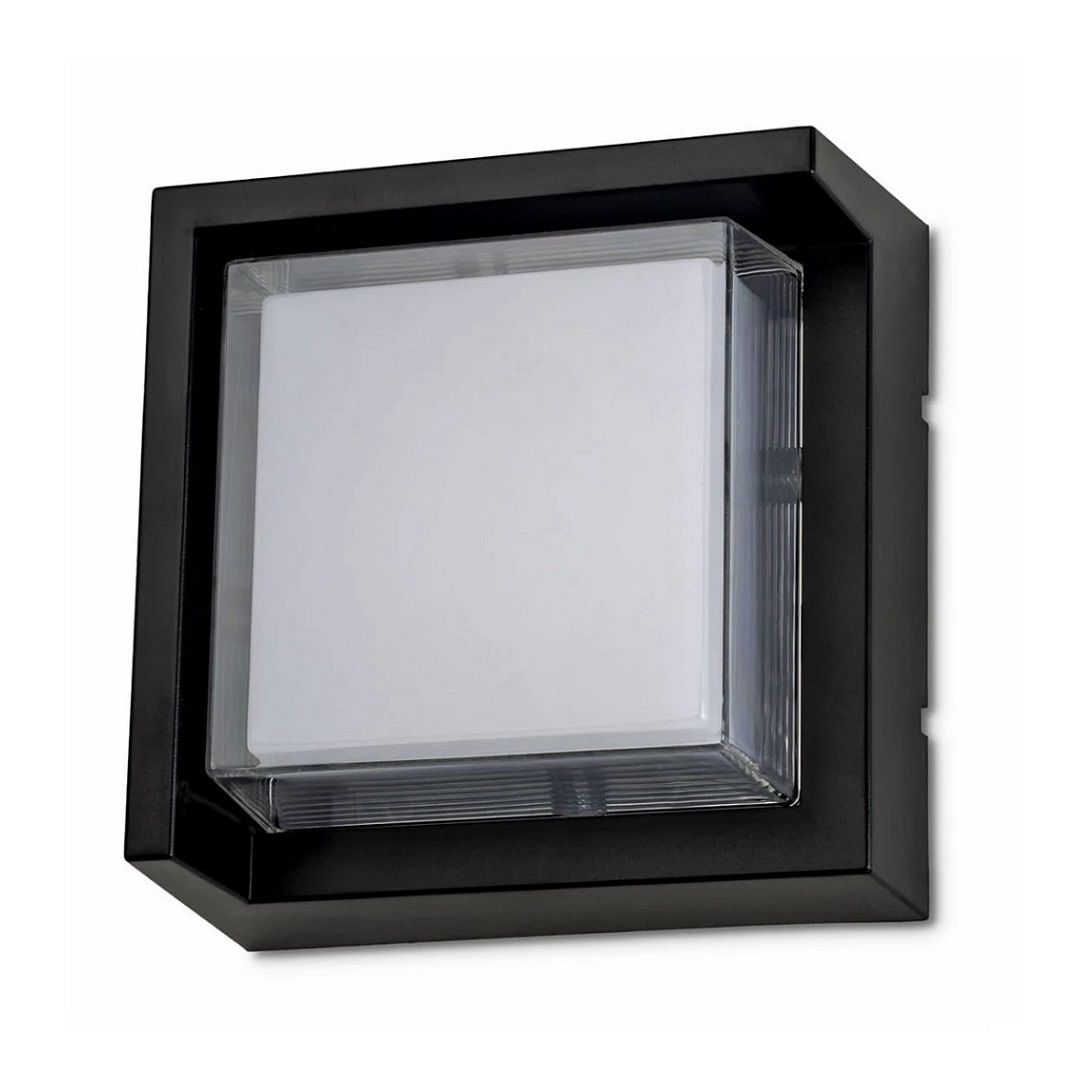 NOAS YL83-2022 KNİDOS 7 Watt Siyah Dış Mekan LED Aplik - Gün Işığı (3200K)