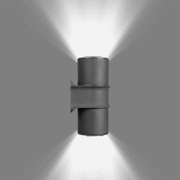 ZİTA 252 Çift Yönlü Dış Mekan Aplik - PC Gövde - GU10 Duylu - IP54