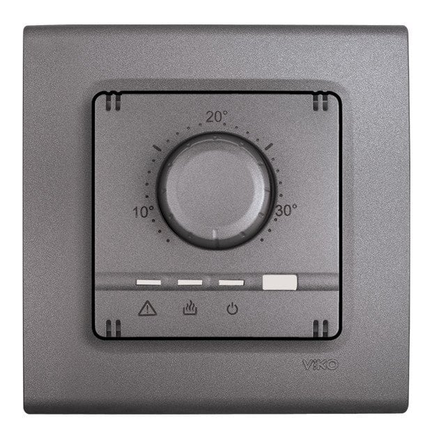 VİKO Linnera Life 90442011 Analog Termostat [Granit Grisi]