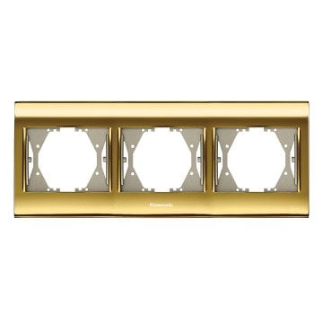 VİKO Thea Blu WBTF0803-5GL Üçlü Yatay Çerçeve [Gold]