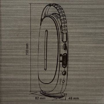 CATA CT-9953 Aras 60 Ledli Şarjlı Dimli LED Işıldak