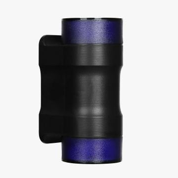 ZİTA 264-Mavi Mavi Camlı Çift Yönlü Dış Mekan Aplik - PC Gövde - GU10 Duylu - IP65