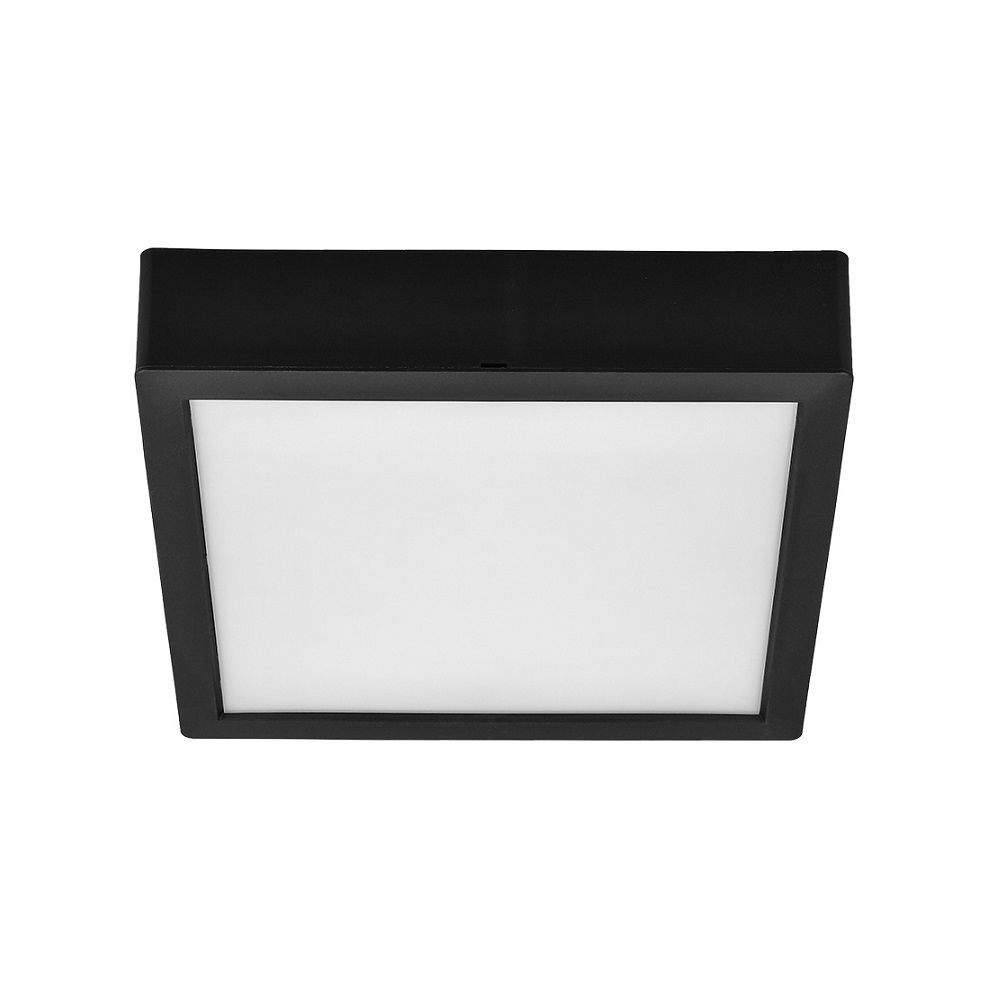 Braytron BP04-31831 18 Watt Siyah Kasa Sıva Üstü Kare LED Panel - Beyaz Işık (6500K)