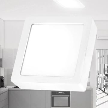 Braytron BP04-31810 18 Watt Sıva Üstü Kare LED Panel - Ilık Beyaz (4000K)