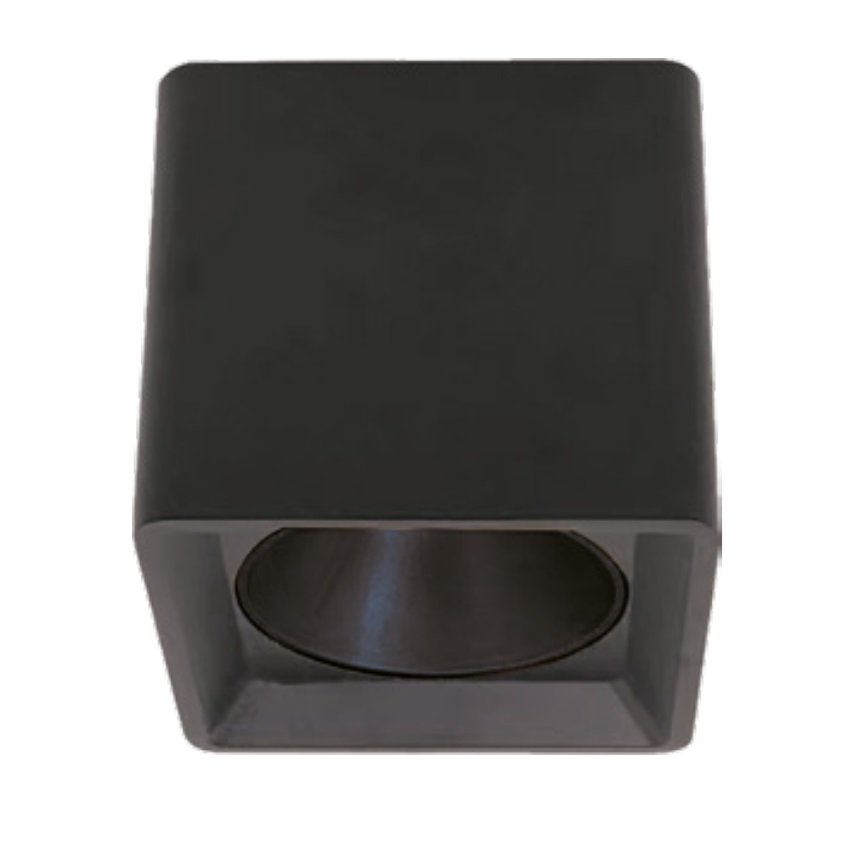 Braytron BH04-30411 10x10x10 cm Siyah Sıva Üstü Spot Kasası (GU10 Duylu)